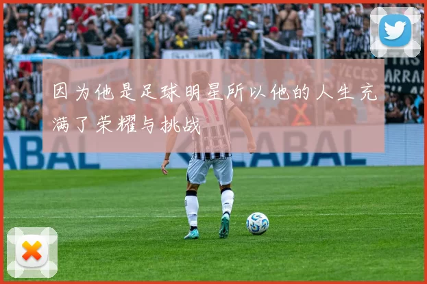 因为他是足球明星所以他的人生充满了荣耀与挑战
